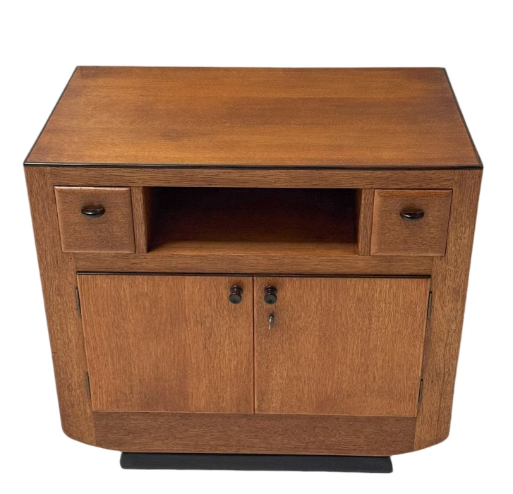 Art Deco Amsterdamse School Cabinet with Drawers by Piet Kramer, 1930s